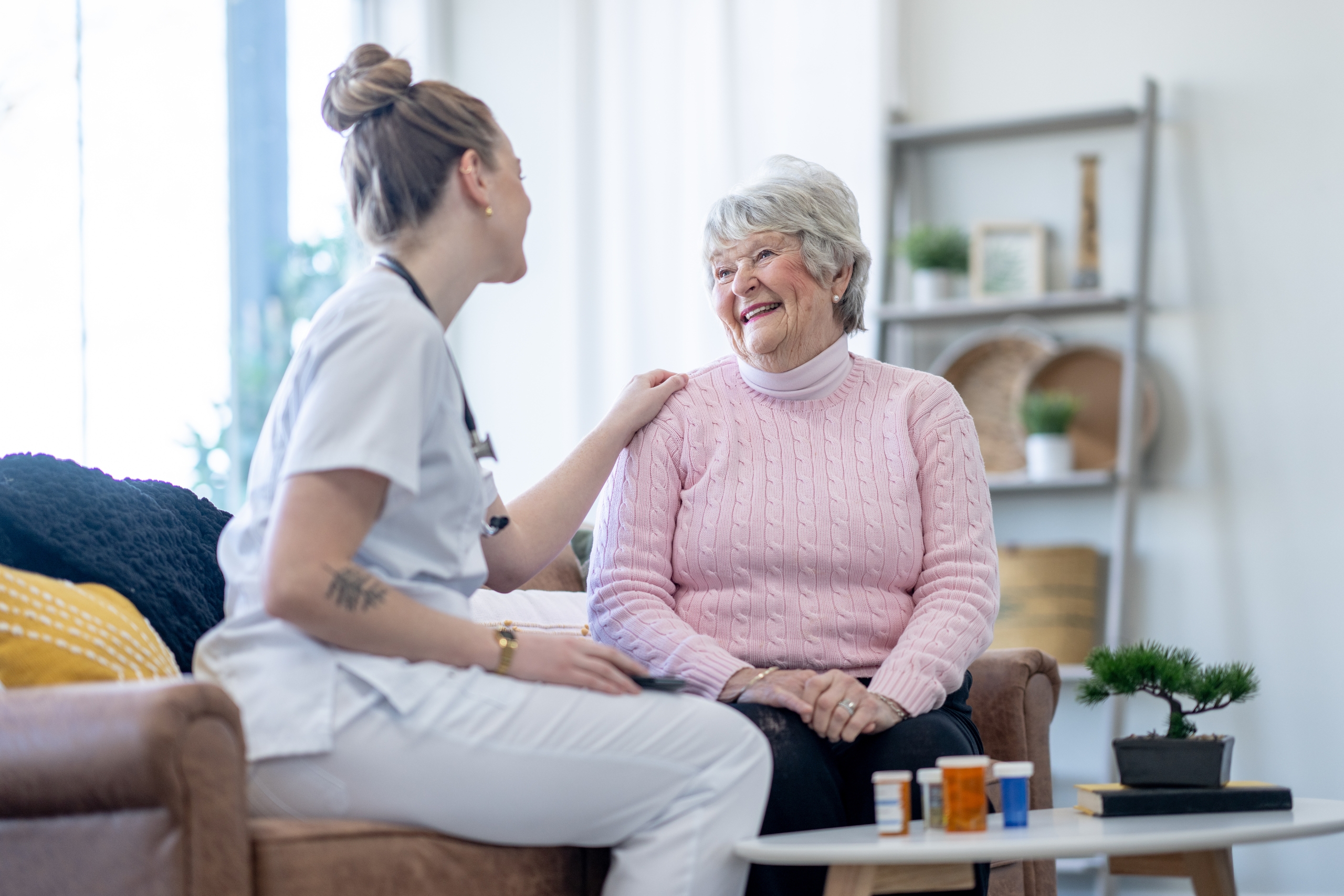 old woman and nurse 5