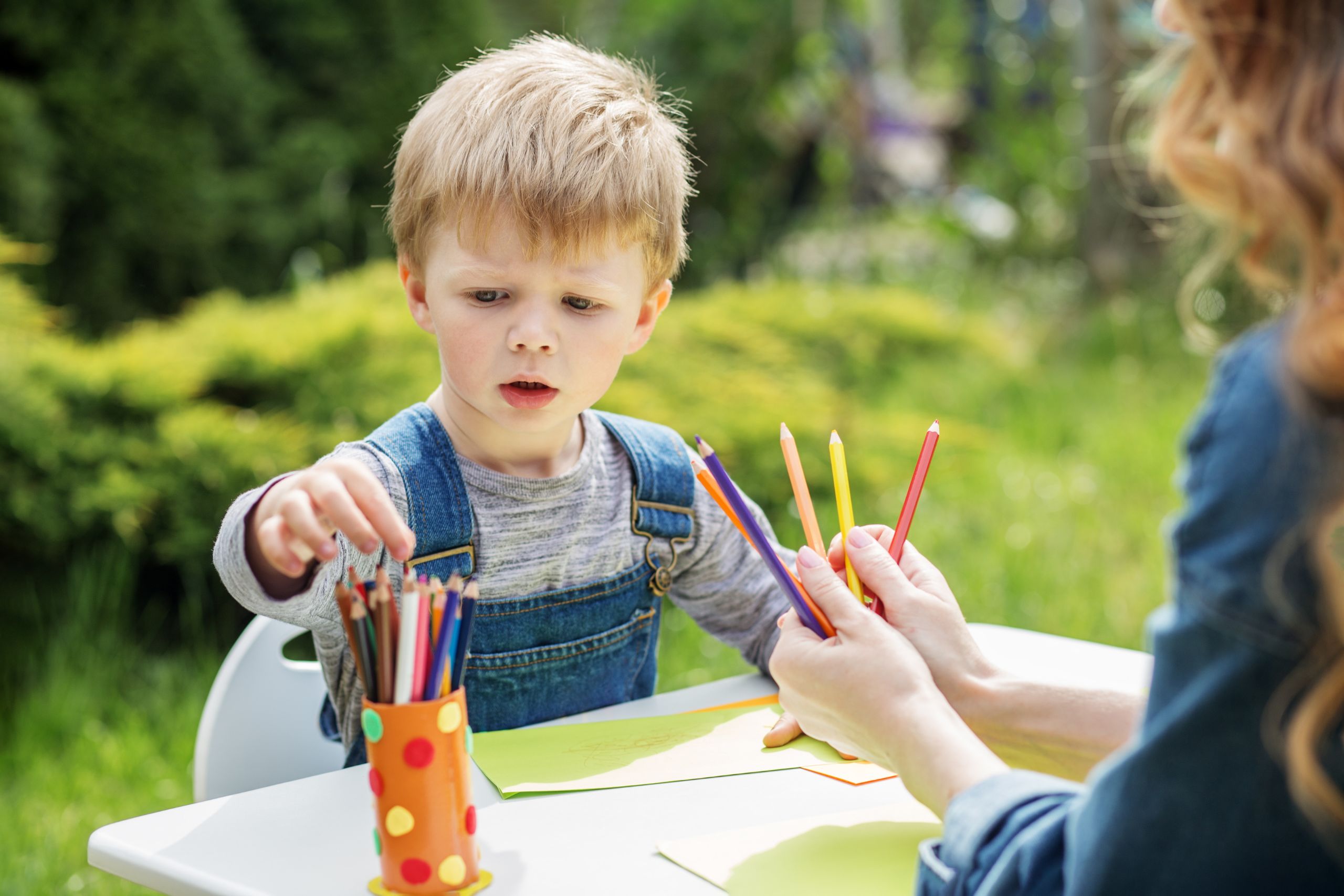 boy painting