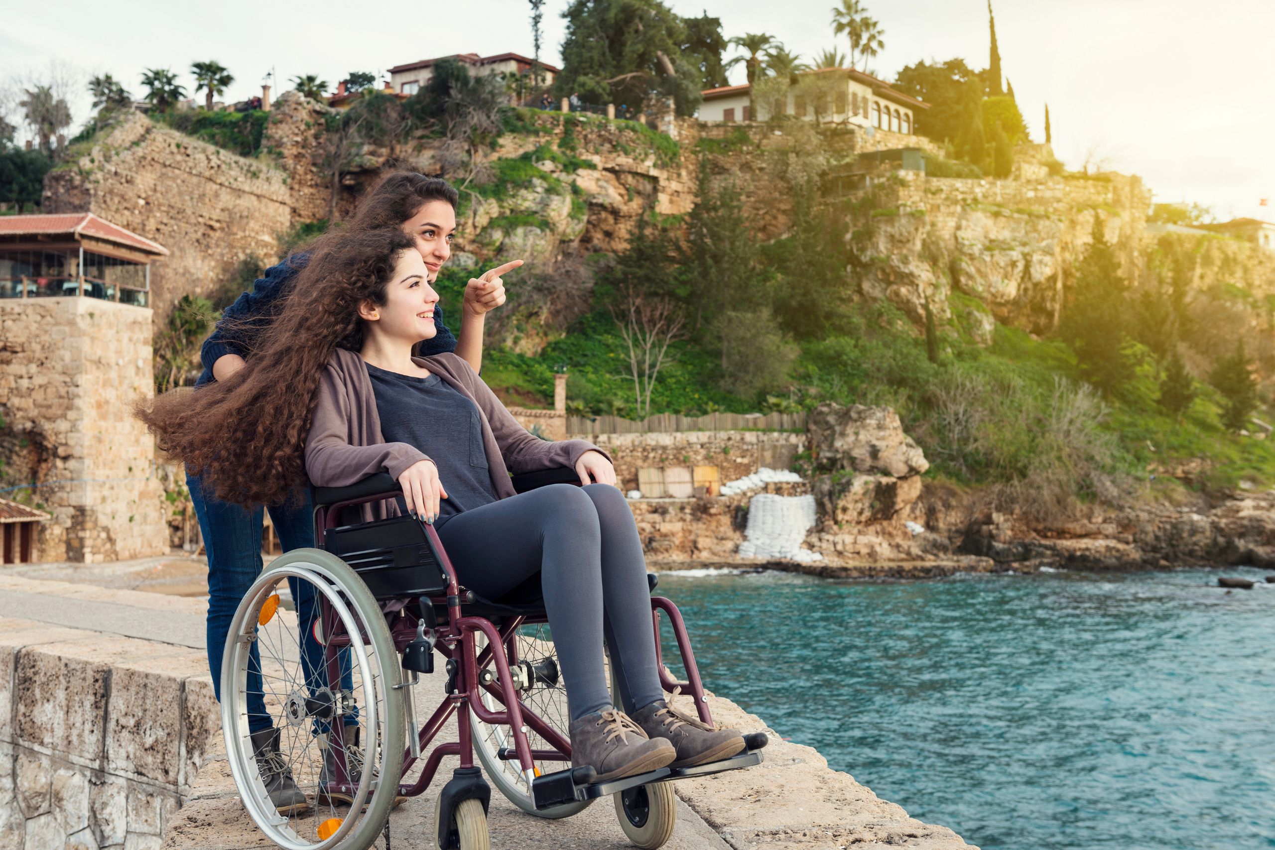 2 lady at seaside